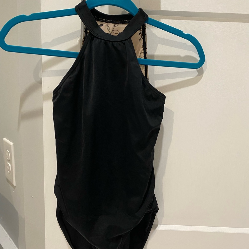 Black Halter Leotard